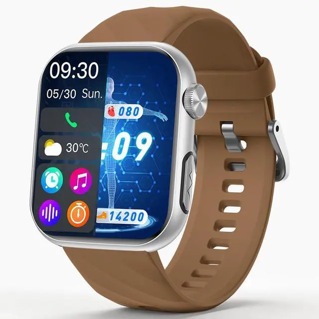 Main image of GT5 PRO MAX Smart Watch for Men Women (Answer & Make Calls), Fitness Tracker with 1.97" AMOLED Display, Heart Rate, Blood Pressure, Blood Oxygen Sleep & Stress Tracking, 100+ Sports Modes