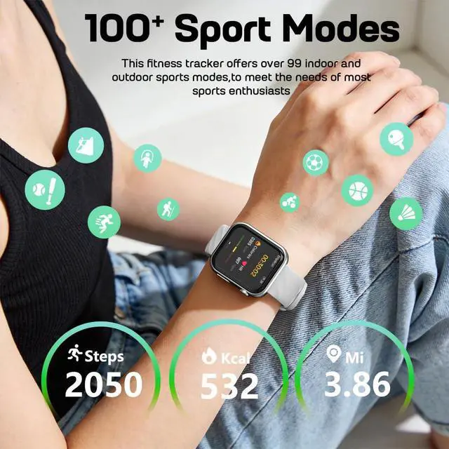 Alt view image 3 of 7 - GT5 PRO MAX Smart Watch for Men Women (Answer & Make Calls), Fitness Tracker with 1.97" AMOLED Display, Heart Rate, Blood Pressure, Blood Oxygen Sleep & Stress Tracking, 100+ Sports Modes