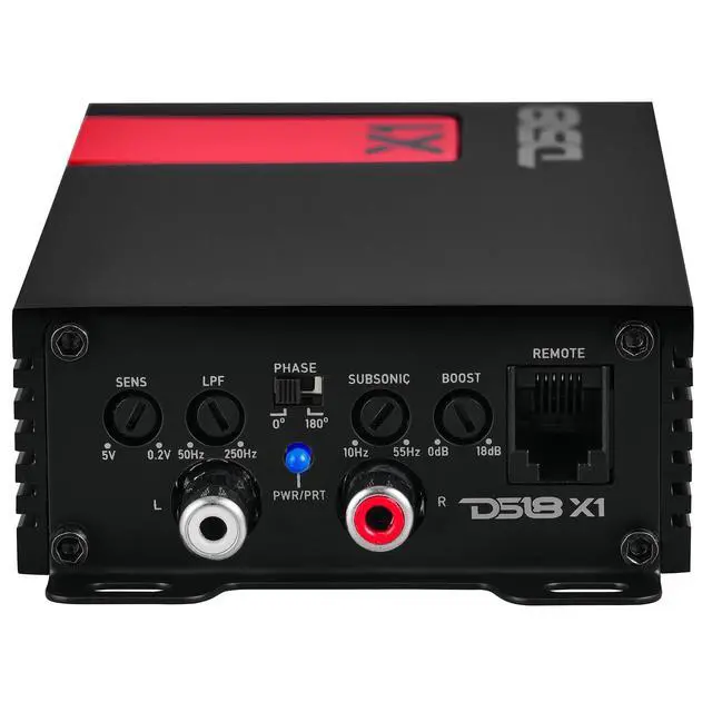 Alt view image 6 of 7 - X1 Ultra Compact Car Audio Amplifier Class D 1 Channel Monoblock 900 Watts Peak Remote Level Control Included,Black