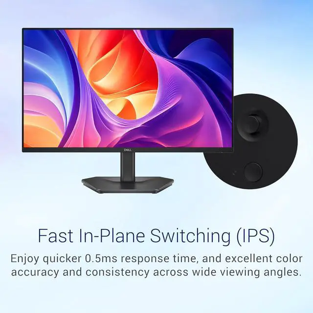 Alt view image 2 of 7 - 24 Inch Gaming Monitor, 240Hz, FHD 1080p IPS Display, 0.5ms GTG, AMD FreeSync Premium, HDR10, 99% sRGB, Low Blue Light, Flicker-Free, HDMI, DisplayPort 1.4, VESA, Tilt Adjustable, Black