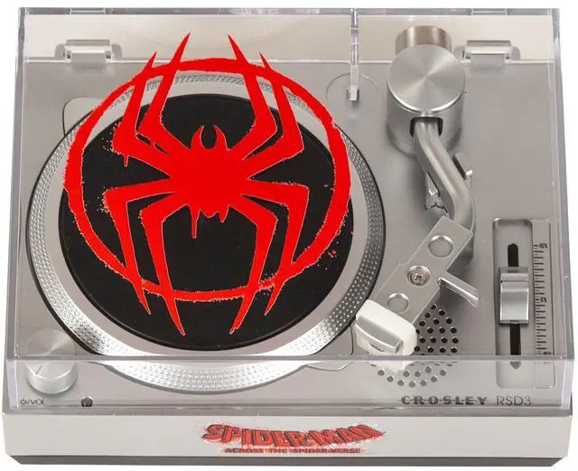 Alt view image 2 of 7 - CR6037A-SI RSD3 Mini Turntable, Spider-Man | For 3-inch Vinyl Records