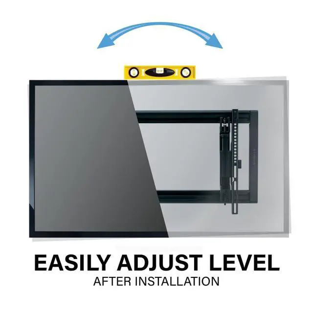 Alt view image 5 of 7 - Advanced Tilt TV Wall Mount for 42"-90" TVs, Heavy-Duty Adjustable Bracket, Full Tilt & Swivel, Easy Installation, Compatible with VESA 200x200 to 600x400, Black