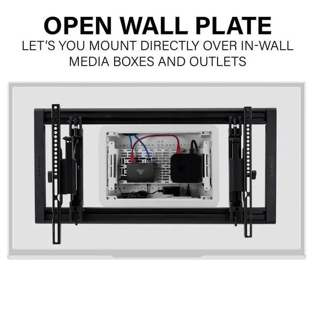 Alt view image 6 of 7 - Advanced Tilt TV Wall Mount for 42"-90" TVs, Heavy-Duty Adjustable Bracket, Full Tilt & Swivel, Easy Installation, Compatible with VESA 200x200 to 600x400, Black