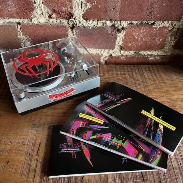 Alt view image 6 of 7 - CR6037A-SI RSD3 Mini Turntable, Spider-Man | For 3-inch Vinyl Records