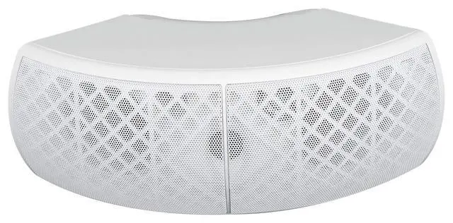 Alt view image 2 of 6 - Wet-D4 White Dual 4" 70V Commercial/Restaurant Speakers, 2-Pack | Adjustable Tap 30W, 15W, 10W, 5W, Indoor/Outdoor, IP55 Waterproof, Silk Dome Tweeter, Wall Mount, 8 Ohm Compatible, 20' Cable