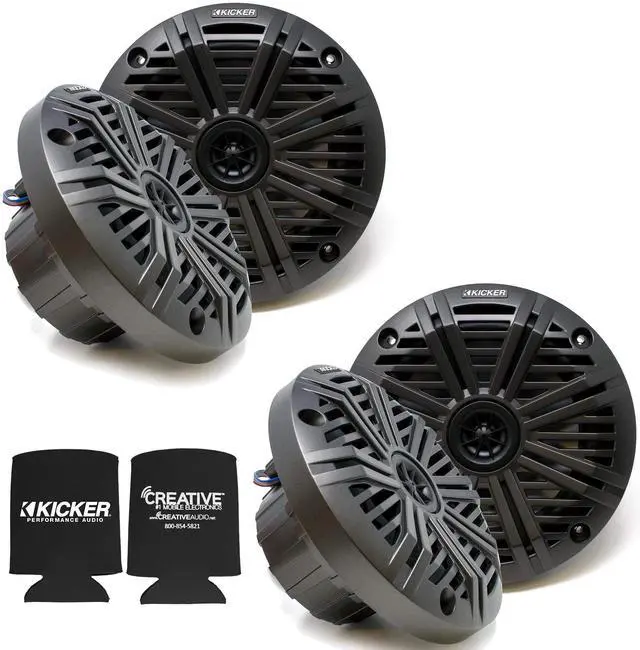 Main image of 6.5" Marine Speakers (2 Pair) Charcoal Salt Water Grills OEM Replacement Speakers