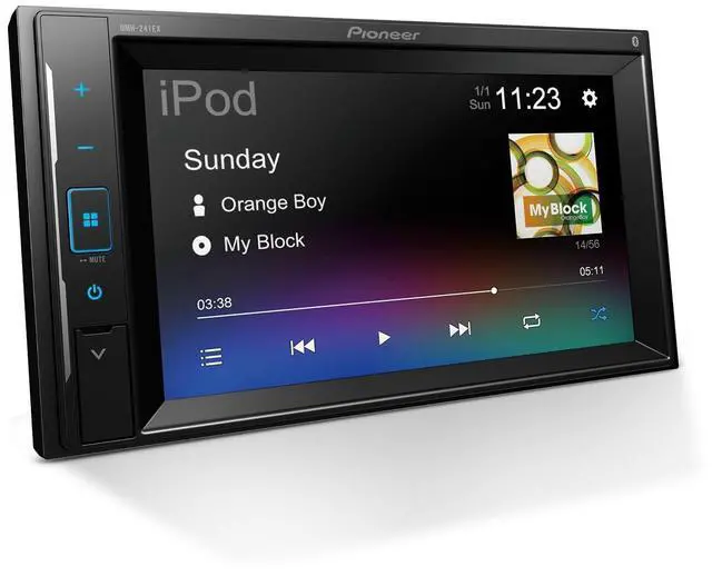 Main image of DMH-241EX 6.2" Resistive Touchscreen Double Din Car Stereo | Digital Multimedia Receiver, Bluetooth, Backup Camera, AM/FM Radio, FLAC, USB, Short Chassis, 13-Band EQ, 50W x 4 Output