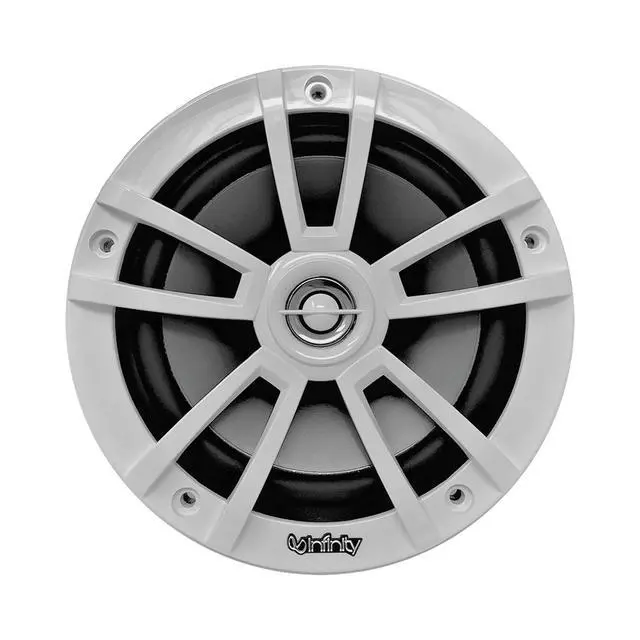 Alt view image 2 of 4 - Infinity 6.5" Marine Speakers (Qty 4) 2 Pairs of OEM Replacement Speakers w/ Enrock 50ft Wire (White) 622MWB