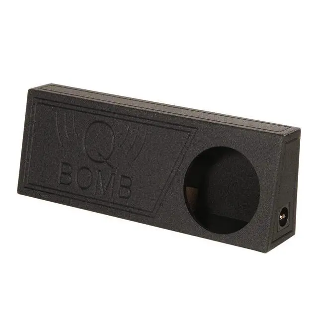 Main image of QBomb Single 12 Inch Vented Subwoofer Sub Box with Black Bedliner Spray