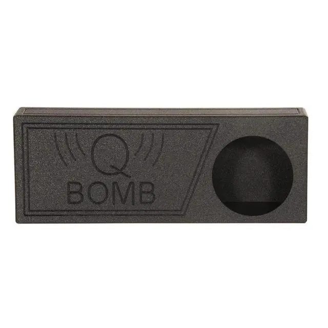 Alt view image 4 of 7 - QBomb Single 12 Inch Vented Subwoofer Sub Box with Black Bedliner Spray