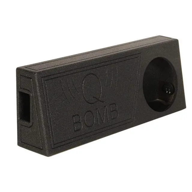 Alt view image 5 of 7 - QBomb Single 12 Inch Vented Subwoofer Sub Box with Black Bedliner Spray