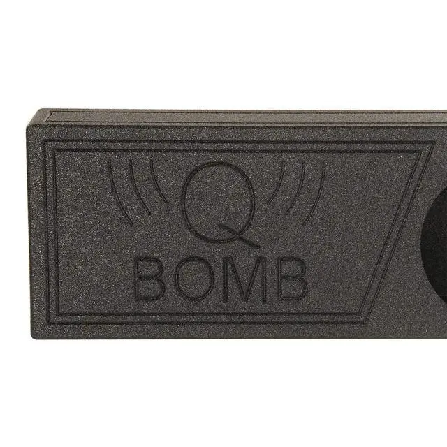 Alt view image 6 of 7 - QBomb Single 12 Inch Vented Subwoofer Sub Box with Black Bedliner Spray