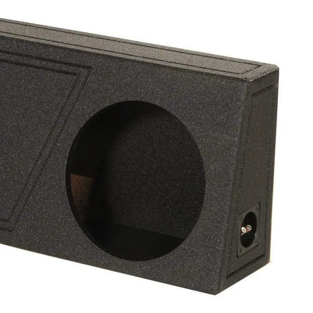 Alt view image 7 of 7 - QBomb Single 12 Inch Vented Subwoofer Sub Box with Black Bedliner Spray