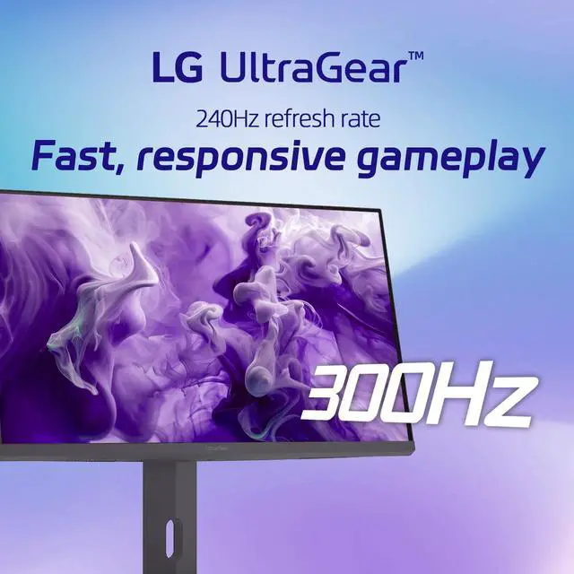 Alt view image 2 of 7 - Ultragear 27" QHD Gaming Monitor, 1440p IPS Display, 200Hz, 1ms Response, DisplayHDR 400, FreeSync Premium, HDMI, Displayport, USB Type-C, Tilt/Height/Swivel & Pivot Adjustment Stand