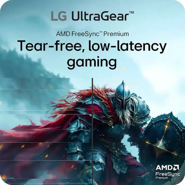Alt view image 7 of 7 - Ultragear 27" QHD Gaming Monitor, 1440p IPS Display, 200Hz, 1ms Response, DisplayHDR 400, FreeSync Premium, HDMI, Displayport, USB Type-C, Tilt/Height/Swivel & Pivot Adjustment Stand