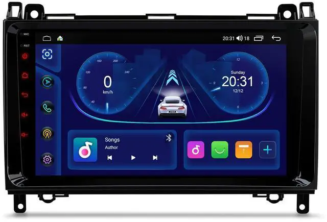 Main image of Android Car Stereo for Mercedes Benz W245 W169 W639 W906, 9 IPS Touch Screen Car Radio GPS Navigation Bluetooth Built-in DSP Head Unit Support Wireless CarPlay Android Auto 4G LTE(4+64GB)