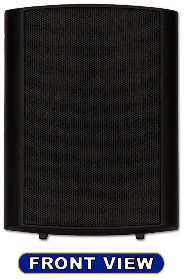 Alt view image 5 of 6 - TS425ODB Indoor or Outdoor Speakers Weatherproof Mountable Black 5 Pair Pack