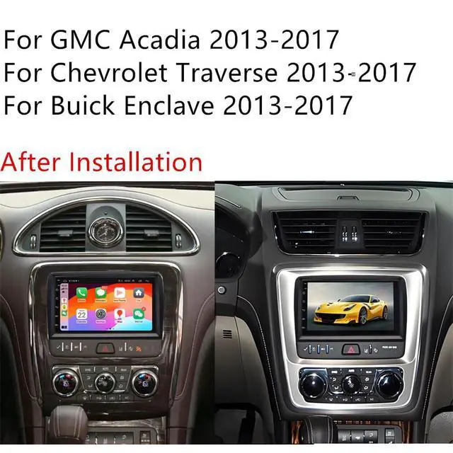 Alt view image 3 of 7 - 4+64G Car Radio for Chevrolet Traverse 2013 2014 2015 2016 2017, 7 inch Touchscreen Stereo for Buick Enclave 2013-2017 Head Unit for Traverse Wireless Android Auto Bluetooth GPS Backup Camera