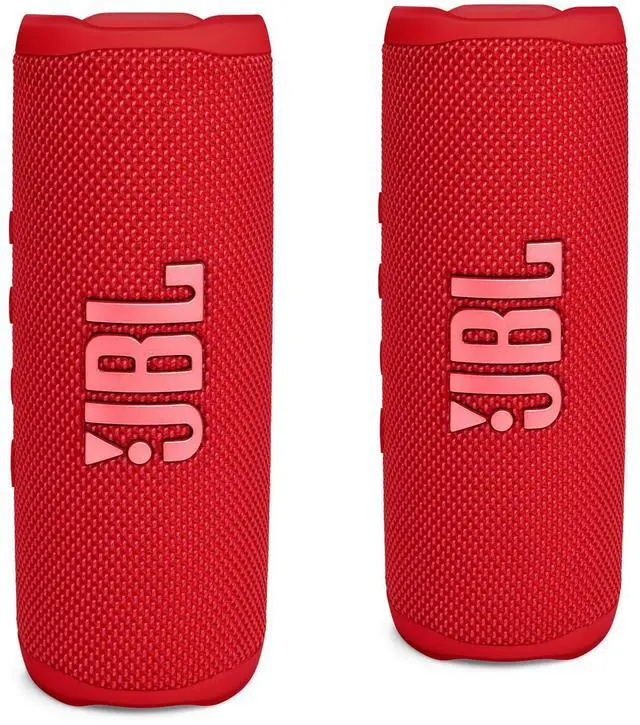 Main image of FLIP 6 Waterproof Portable Bluetooth Speaker Bundle - Red (Pack of 2)