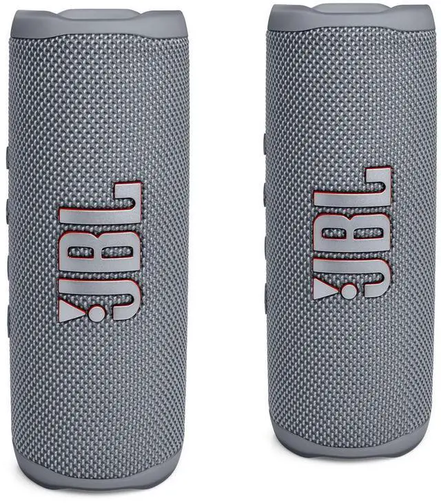 Main image of FLIP 6 Waterproof Portable Bluetooth Speaker Bundle - Gray (Pack of 2)
