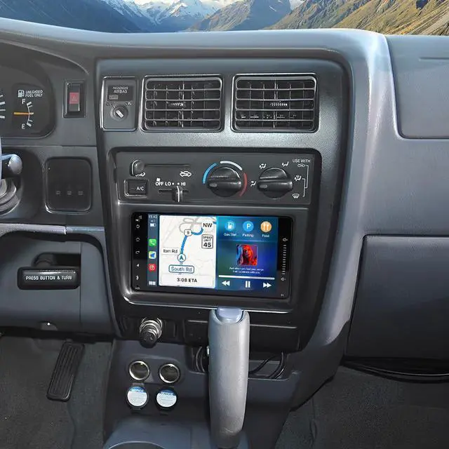Main image of Double Din Car Stereo for Toyota Tacoma 1998-2004 with Wireless CarPlay and Android Auto, 7 Inch IPS Touchscreen Android 14 Car Radio Support Bluetooth WiFi GPS SWC FM RDS Mirror Link Backup Camera