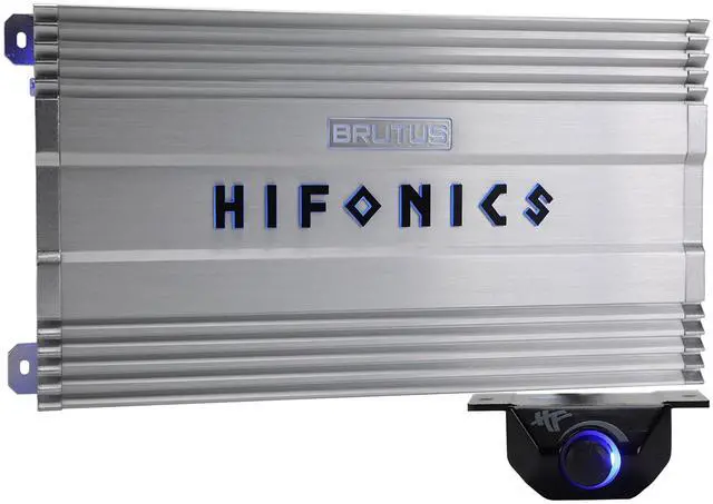 Main image of BG-2500.1D Brutus Gamma Monoblock Super D Class 2500 Watt Car Audio Sound System Subwoofer Speaker Amp Amplifier with Bass Knob