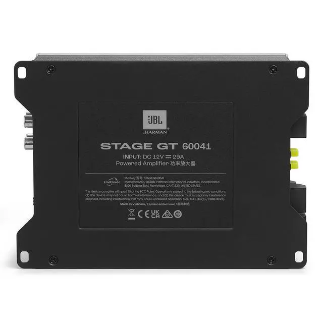 Alt view image 4 of 7 - Stage GT 60041 4 Channel Car Amplifier