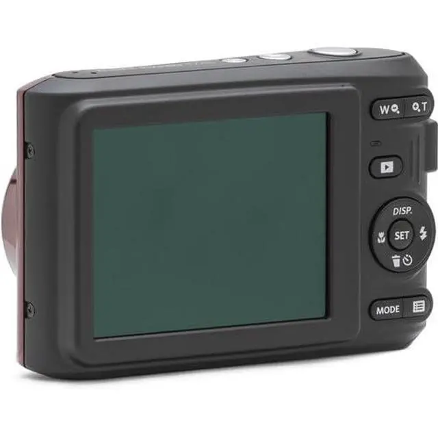 Alt view image 5 of 7 - Pixpro FZ45 Digital Camera Bundle, Includes: SanDisk 32GB Memory Card, Spare Batteries, Hard Shell Camera Case and Card Reader (5 Items) (Red)