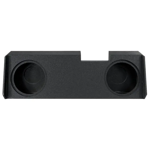 Alt view image 2 of 5 - QPower Dual 12in Underseat Downfire Subwoofer Enclosure, QBomb Sub Box Compatible with Chevy Silverado Crew & Double Cab, GMC Sierra Crew & Double Cab 2019-2026