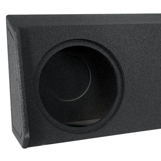 Alt view image 5 of 5 - QPower Dual 12in Underseat Downfire Subwoofer Enclosure, QBomb Sub Box Compatible with Chevy Silverado Crew & Double Cab, GMC Sierra Crew & Double Cab 2019-2026