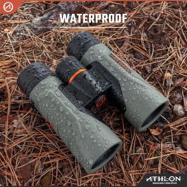 Alt view image 6 of 6 - 8x42 Argos G2 HD Gray Binoculars with Eye Relief for Adults and Kids, High-Powered Binoculars for Hunting, Birdwatching, and More