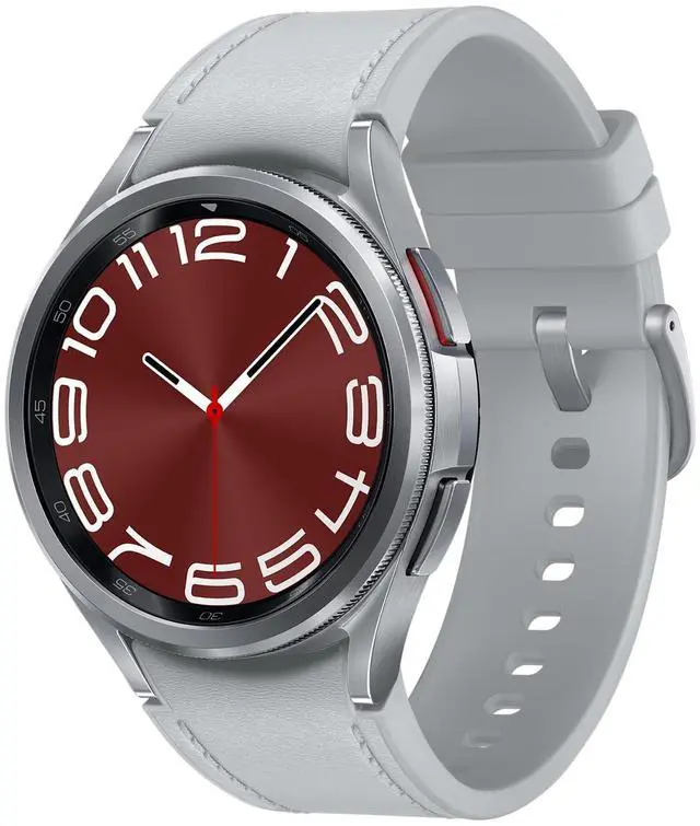 Main image of Galaxy Watch 6 Classic 43mm Stainless-Steel Smartwatch w/Fitness Tracker, Heart Monitor, BIA Sensor, Bluetooth Silver