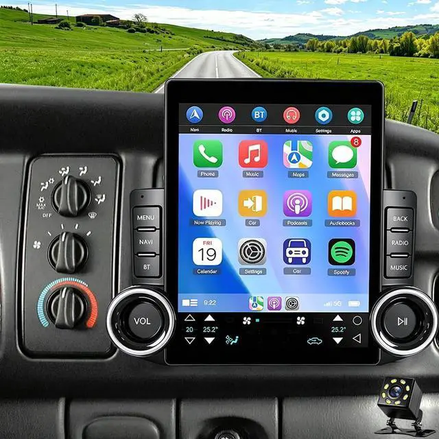 Main image of Android 15 Double Din 9.7 inch Car Radio Stereo for Dodge Ram 1994-2001 | 9.7" Touch Screen Upgrade Head Unit with Wireless CarPlay & Android Auto Bluetooth 5.0/WiFi/GPS/SWC/FM/Backup Camera 2+32G