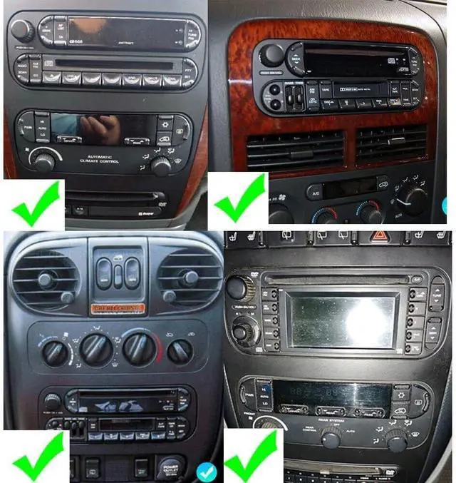 Alt view image 4 of 7 - Android 14 Double Din Radio for Dodge Dakota 2002-2004 with Wireless Carplay Android Auto, 6.86" Touchscreen Bluetooth Upgrade Stereo for Dodge Dakota Head Unit WiFi GPS Navigation Mirror Link, 2+64G