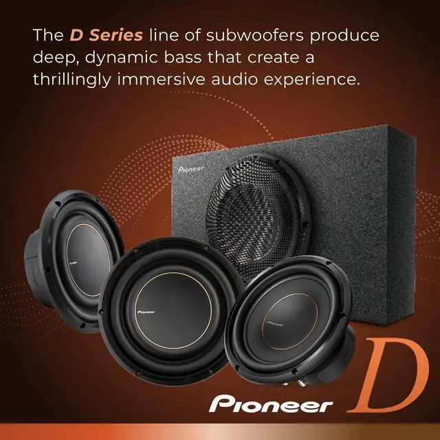Alt view image 2 of 6 - D-Series TS-D12D4 12" Subwoofer 1500W Max | Dual 4 Ohm Voice Coil for Flexible Wiring, Powerful Bass Output