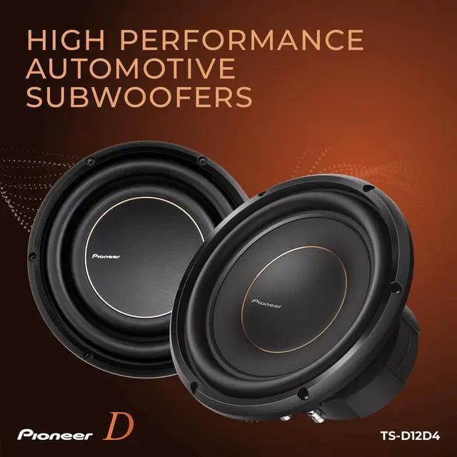 Alt view image 3 of 6 - D-Series TS-D12D4 12" Subwoofer 1500W Max | Dual 4 Ohm Voice Coil for Flexible Wiring, Powerful Bass Output