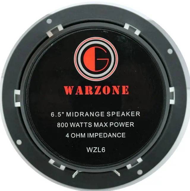 Alt view image 4 of 7 - 4X WZL6 6.5-Inch Car Audio Coaxial Speaker Midrange Bullet Loud Speaker 800Watts Peak Power 4 ohm Impedance Per Voice Coil with High Energy Magnet Composition