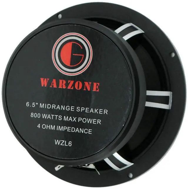 Alt view image 5 of 7 - 4X WZL6 6.5-Inch Car Audio Coaxial Speaker Midrange Bullet Loud Speaker 800Watts Peak Power 4 ohm Impedance Per Voice Coil with High Energy Magnet Composition