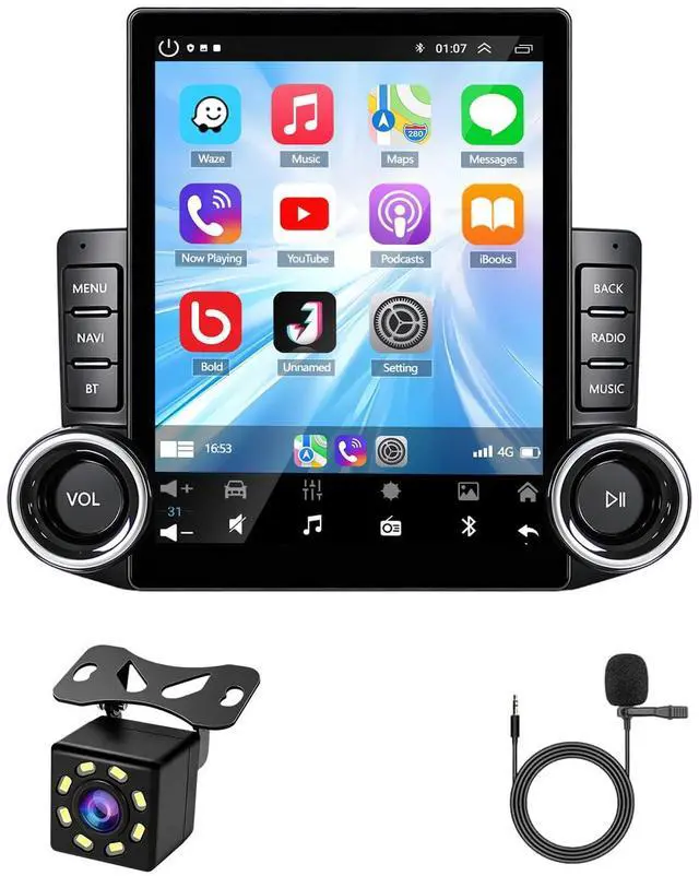 Main image of Car Radio for Chevrolet Equinox 2010-2017 with Carplay & Android Auto | 9.7inch IPS Touch Screen Android 15 Car Stereo Receiver with GPS/Back-up Camera/Bluetooth 5.0/SWC/FM/WiFi