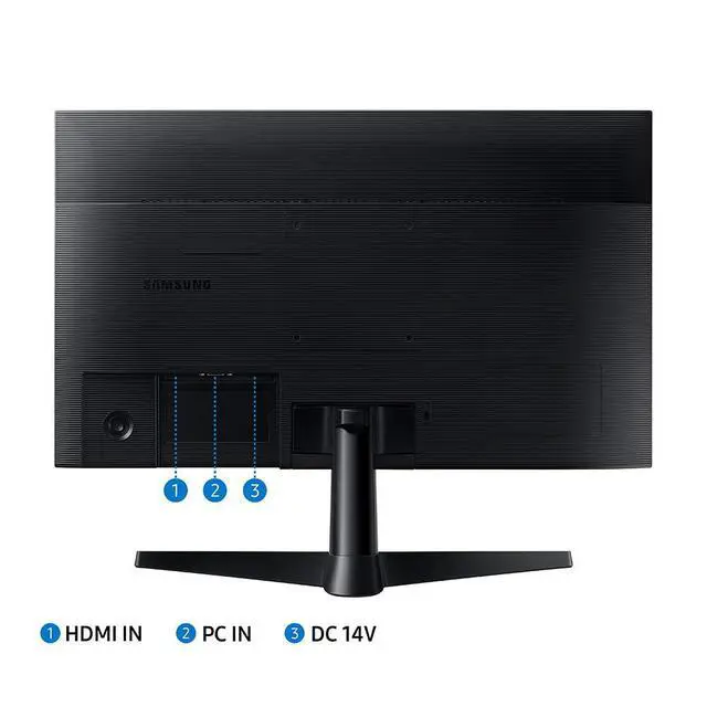Alt view image 5 of 7 - 24-in T350 LED Computer Monitor, 4ms LF24T350FHNXZA - Dark Blue Gray