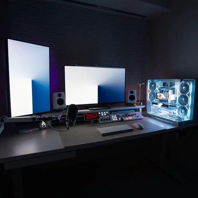 Alt view image 4 of 6 - Dual Monitor 2-Pack 24" 1920x1080 165Hz Gaming 1ms Computer Monitor | AMD FreeSync Premium DisplayPort HDMI, VESA Wall Mount Arm Mount Built-in Speakers, Panoramic Display Multi-tasking