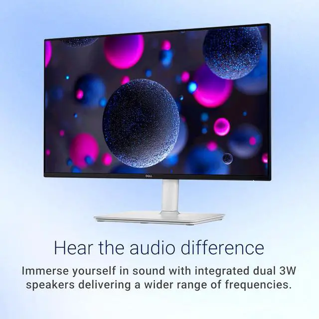 Alt view image 3 of 7 - 24" FHD Monitor, 1080p IPS Display, 144Hz Refresh Rate, 1ms, AMD FreeSync, Dual 3W Built-in Speakers, 99% sRGB, Fully Adjustable Stand with Height/Tilt/Pivot/Swivel, Ash White