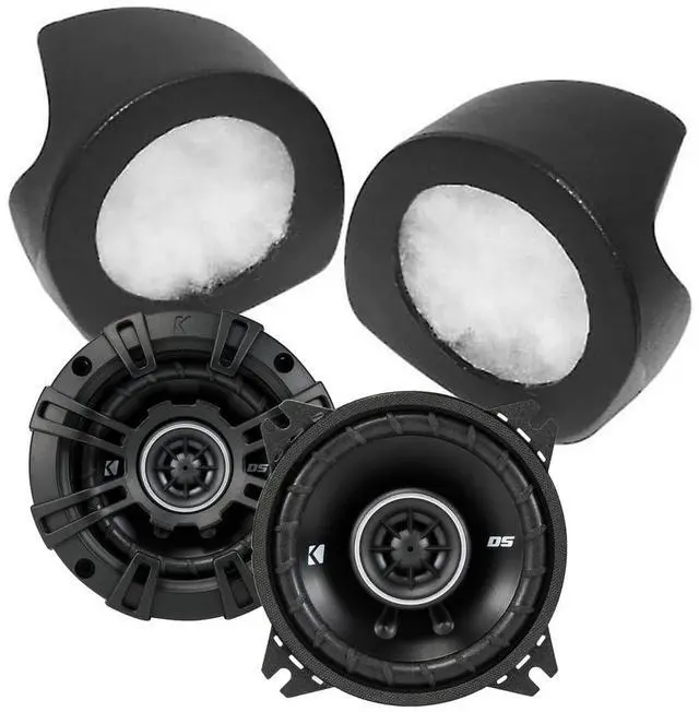 Main image of Select Increments Pillar-Pods with DSC40 4" DS Series 2-Way Coaxial Speakers Custom-Fit Speaker Pods for 2007-2018 Jeep Vehicles 240W Peak Power, Crisp Audio & Easy Installation