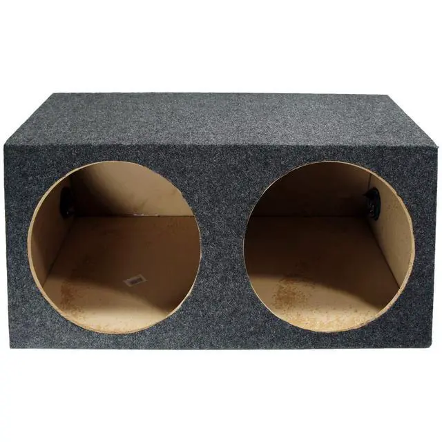 Alt view image 2 of 3 - Kicker Bundle Compatible with Universal Vehicle 43C124 Dual 12" Loaded Sub Box Enclosure