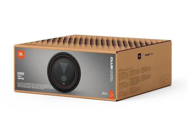 Alt view image 6 of 6 - Club 122SL - 12 Shallow Mount subwoofer w/SSI (Selectable Smart Impedance) Switch from 2 to 4 ohm, 400W RMS, 1200W Peak, Sensitivity (1W/1m): 84dB, Frequency Response (-6dB): 30Hz 500Hz