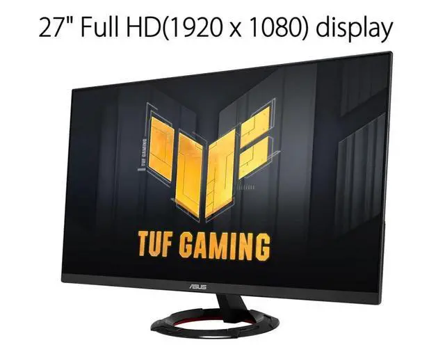 Alt view image 3 of 6 - TUF Gaming 27" 1080P FHD IPS Monitor with 1ms Response Time (VG279Q3R) | 180Hz, Anti Glare, Flicker Free, VESA Mount, Built-in Speakers, Displayport, HDMI & Dockztorm USB Port Expander, Black