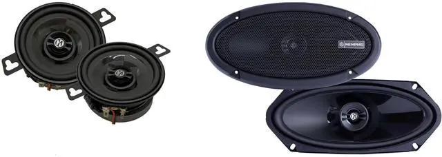 Main image of PRXP3 3.5" 2-Way with Point Source Tweeter and PRX410 Power Reference Series 4x10 2-Way Coaxial Speakers - Pair