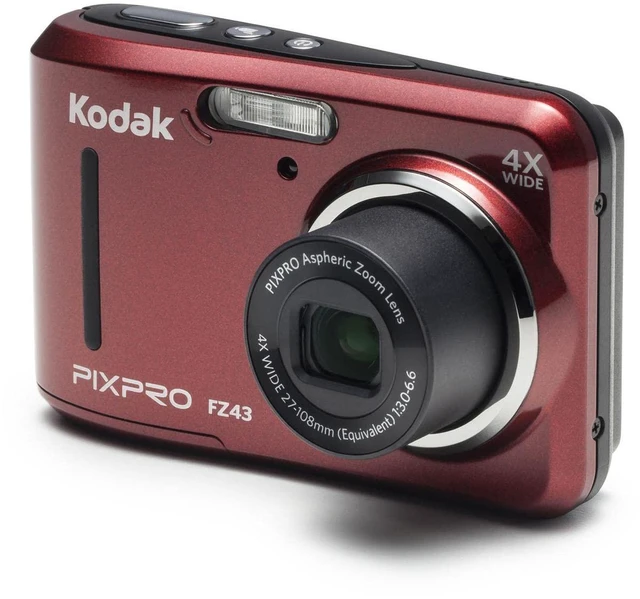 Main image of PIXPRO Friendly Zoom FZ43-RD 16MP Digital Camera with 4X Optical Zoom and 2.7" LCD Screen (Red)