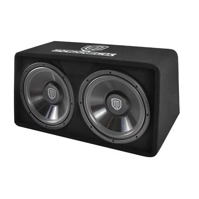 Alt view image 2 of 7 - PR-122M 1500W Dual 12" Car Subwoofer Enclosure Audio with SubwooferMono Block Amplifier and Wiring Installation Kit