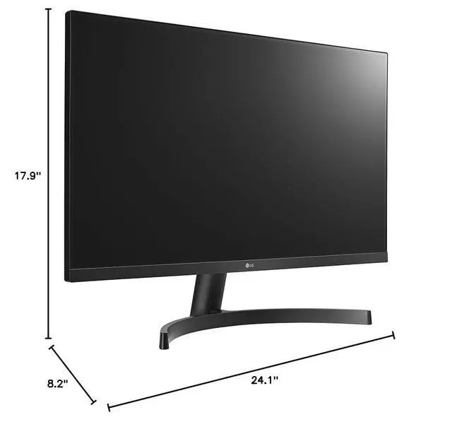 Alt view image 2 of 2 - IPS Monitor 27" FHD (1920 x 1080) Display, 75 Hz Refresh Rate, Borderless Frame, Smart Energy Saving, Dual HDMI, FreeSync - Black